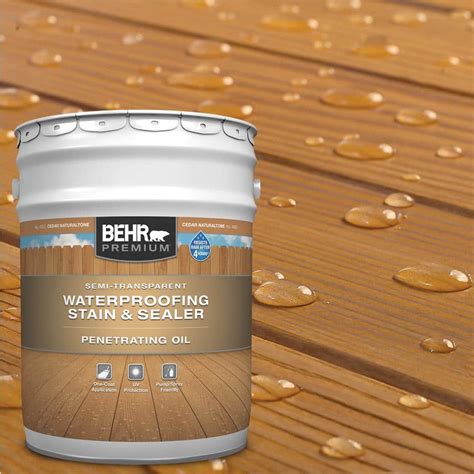 Behr Premium Gal St Cedar Naturaltone Semi Transparent