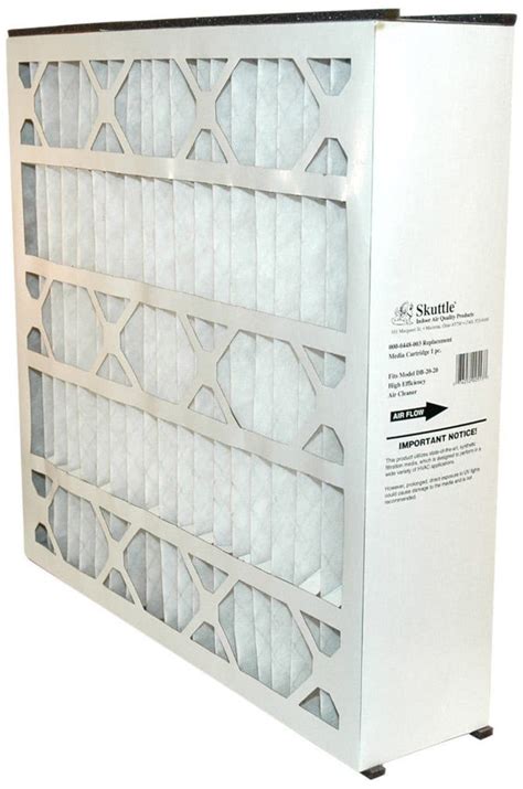 Skuttle 000 0448 001 Replacement Media For 25x16x5 Merv 8 Db 25 16 448