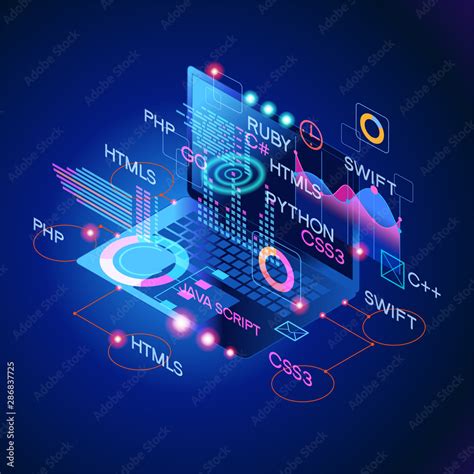 Programming web banner Stock Vector | Adobe Stock