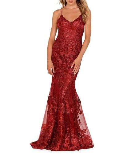 Red Sequin Mermaid Dresses For Women Up To 56 Off Lyst