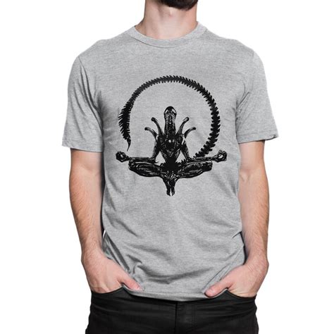 Zen Alien Xenomorph T Shirt High Quality Cotton Tee Etsy