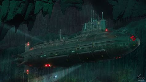 ArtStation - Sci-fi submarine - Barotrauma fanart, Aleksandre ...