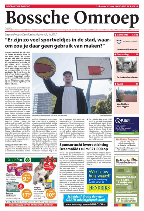 Bo Week 39 2016 By De Persgroep Nederland Issuu