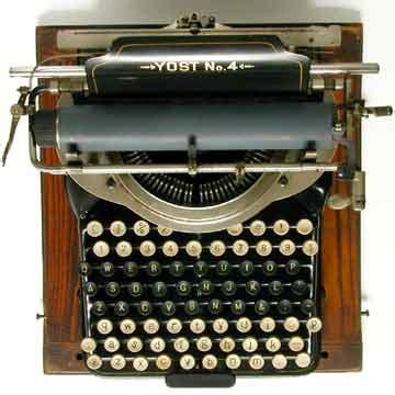 The Virtual Typewriter Museum Yost