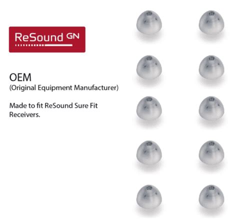 ReSound Sure Fit Hearing Aid Closed Domes Hearing Group