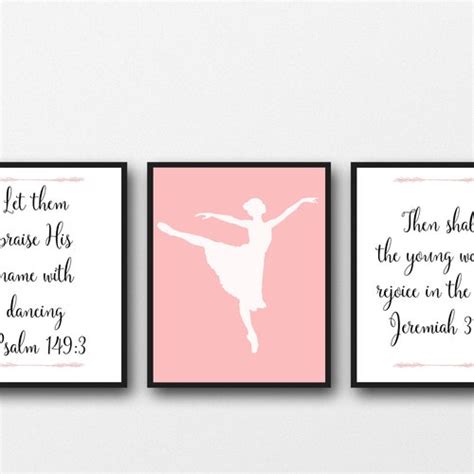 Dance Scripture Set Praise His Name With Dancing Psalm Etsy