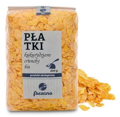 Płatki kukurydziane klasyczne BIO 200 g Fresano TASTI Smakuj życie