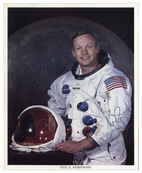 Lot Detail Neil Armstrong Signed X Photo Uninscribed