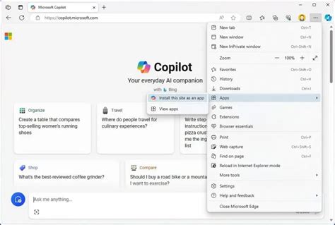 La aplicación web Copilot se lanza en Windows 11 10 macOS y Linux