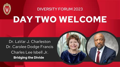 Day Two Welcome UWMadison Diversity Forum 2023 YouTube