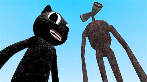 New Cartoon Cat Vs Old Siren Head Garrys Mod Cartoon Cat Trevor