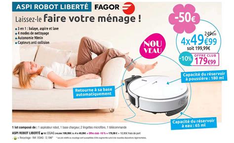 Promo Aspi Robot Libert Fagor Chez M Boutique Icatalogue Fr