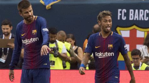 Foto Neymar Parodió El Se Queda De Gerard Piqué Desde Barcelona Rpp Noticias