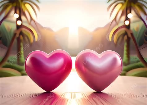 Pink Lovely Hearts Love Couple Background Wallpaper Pink Hearts Love