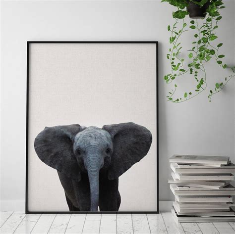 Elephant Wall Art Elephant Nursery Elephant Print Elephant - Etsy