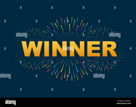 Winner banner. Template vector. Winner Congratulations banner. Vector ...