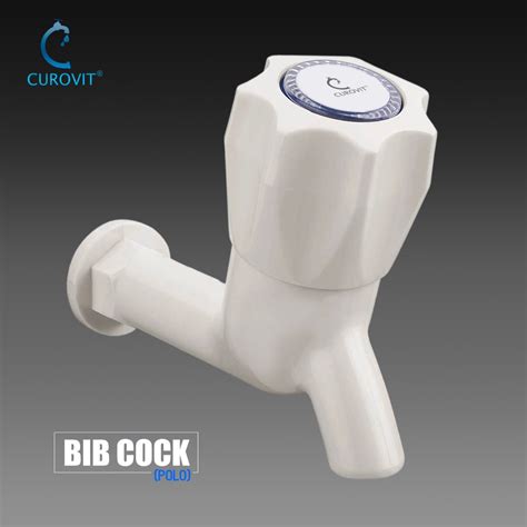 Curovit Pvc Bib Cock Tap 15mm 1 2 Quarter Turn White Short Body