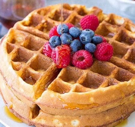 Receta de Waffles Belgas Sin Gluten l Fácil y Rápida