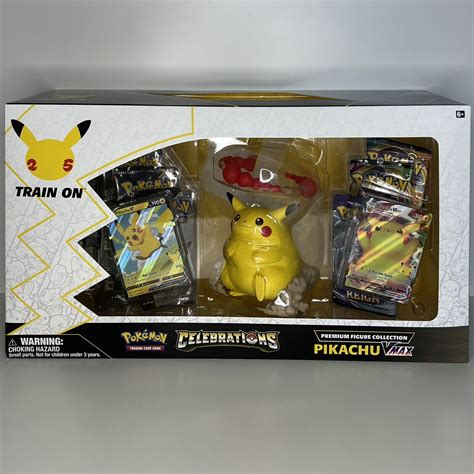 Pok Mon Tcg Celebrations Premium Figure Collection Pikachu Vmax Box