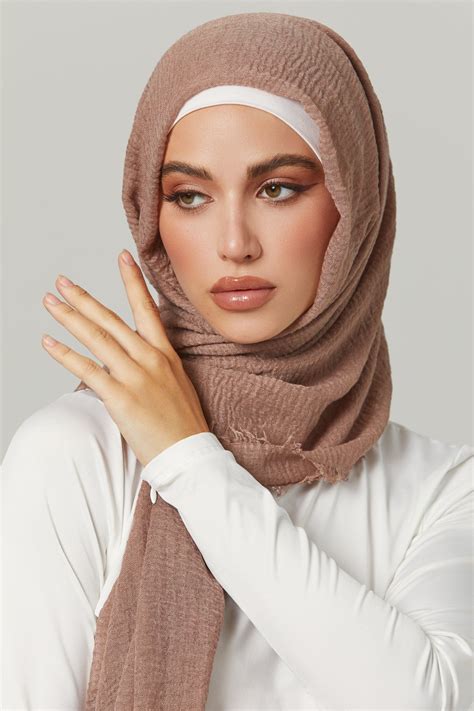 Everyday Cotton Crinkle Hijab Teach Instant Hijab Hijab Crinkles