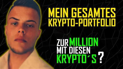 Mein gesamtes KRYPTO PORTFOLIO Zur Million mit diesen Kryptowährungen