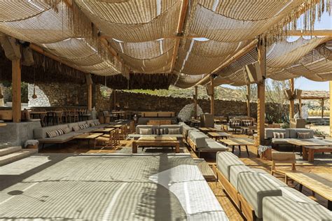 Beach And Sunset Lounge Alemagou Beach Bar And Restaurant At Ftelia