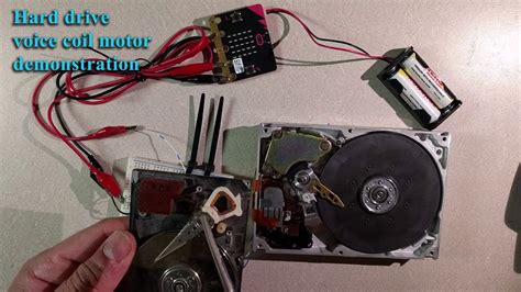 Hard Drive Voice Coil Motor Demonstration Youtube