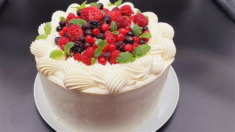 МЕВАЛИ ОСОН ТОРТ Торт с Фруктами Fruits Fresh Cream Cake Mevali oson