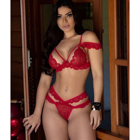 Conjunto De Lingerie De Luxo Modelo Bella Tule Varejo Atacado Shopee Brasil