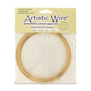 Fil De Laiton Artistic Wire 1 3 Mm Brut X 7 6 M Perles Co