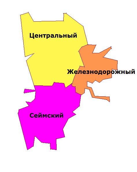 Карта Курска с улицами и домами подробная - показать