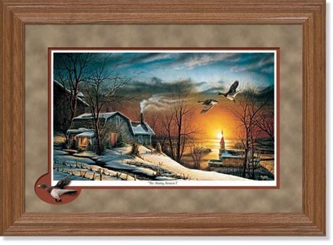 Terry Redlin Framed Encore Cameo Open Edition Sharing Season L