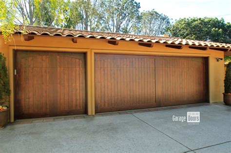 Stain Grade Custom Wood Garage Doors | Garage Doors Unlimited