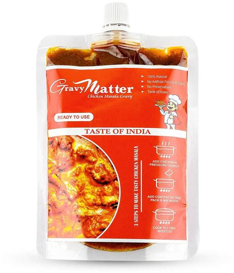 Gravymatter Chicken Masala Gravy Instant Mix Gm Buy Gravymatter