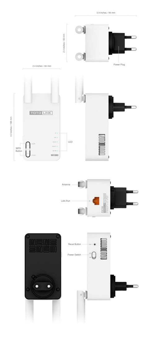 Totolink Ac Dual Band Wireless Range Extender Ex Help Tech Co Ltd