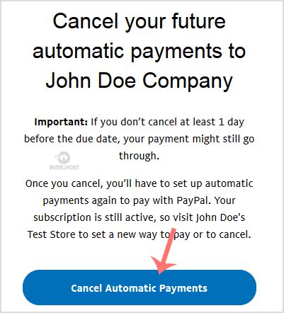 How To Cancel Automatic PayPal Subscription Reselhost