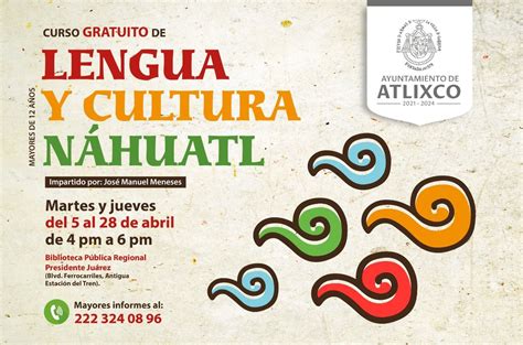 En Atlixco Ser Impartido Curso Gratuito De N Huatl