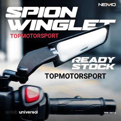 Jual NEMO SPION WINGLET 1367 6 MOTOR PCX NMAX ADV VARIO X MAX MIO LEXI