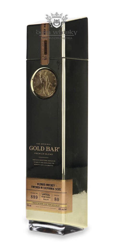 Gold Bar Original Premium Blended Whiskey 40 07l Dom Whisky