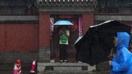 Chine Pékin placée en alerte rouge en raison des pluies diluviennes