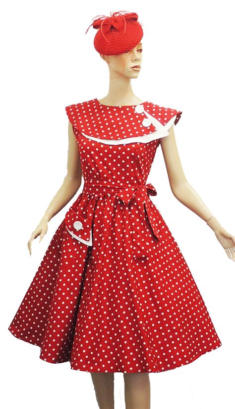 New Rosa Rosa Vtg 1950s Retro Polka Dot Rockabilly Party Prom Swing Tea Dress Ebay