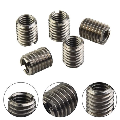 5x Stainless Thread Adapters M8 8mm Male To M6 6mm Female Threaded Reducers Bosisa