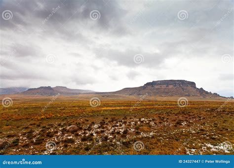 Desolate Mountain Landscape on a Rainy Day Stock Image - Image of rainy, spectacular: 24327447