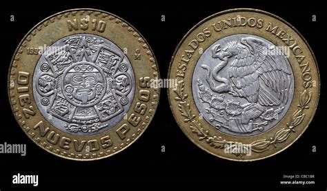 10 Nuevos Pesos Moneda México 1993 Fotografía De Stock Alamy