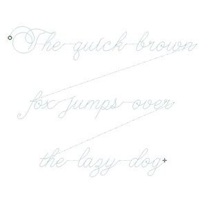 Chopin Bean Stitch Machine Embroidery Font Sizes Etsy