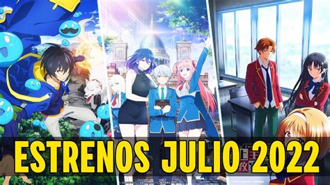 Estrenos Anime Verano Julio Nuevos Animes Del Youtube