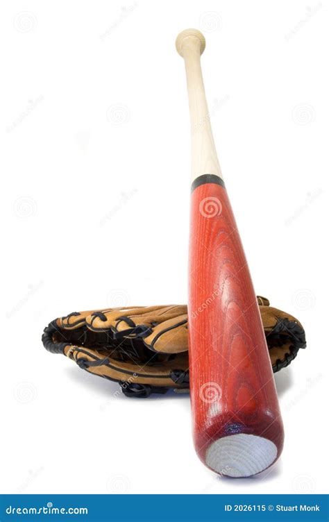 Mazza Da Baseball E Guanto Immagine Stock Immagine Di Cuoio 2026115