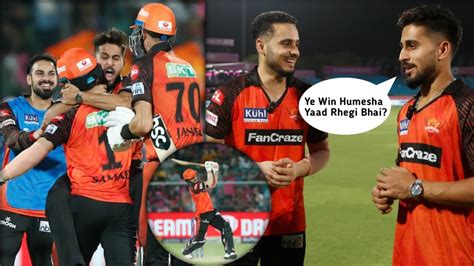 Rajasthan Royals Vs Sunrisers Hyderabad Match Last Over