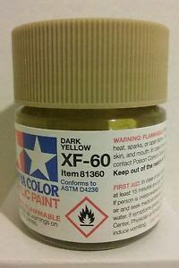 Tamiya Acrylic Paint Xf Dark Yellow Ml Ebay