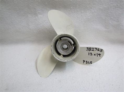 OMC Johnson Evinrude Aluminum 1319 Propeller 382765 0382765 Express